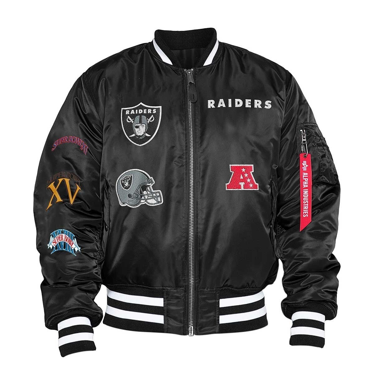 Las Vegas Raiders Ma-1 Bomber Jacket NYC Jackets