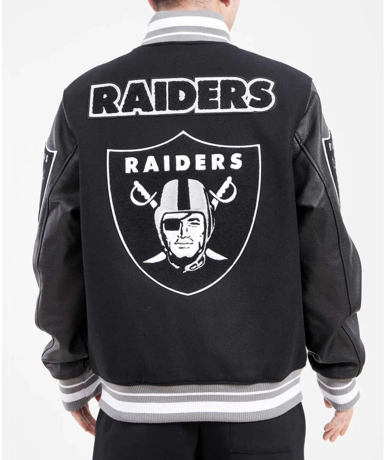 Las Vegas Raiders Mash Up Varsity Jacket NYC Jackets