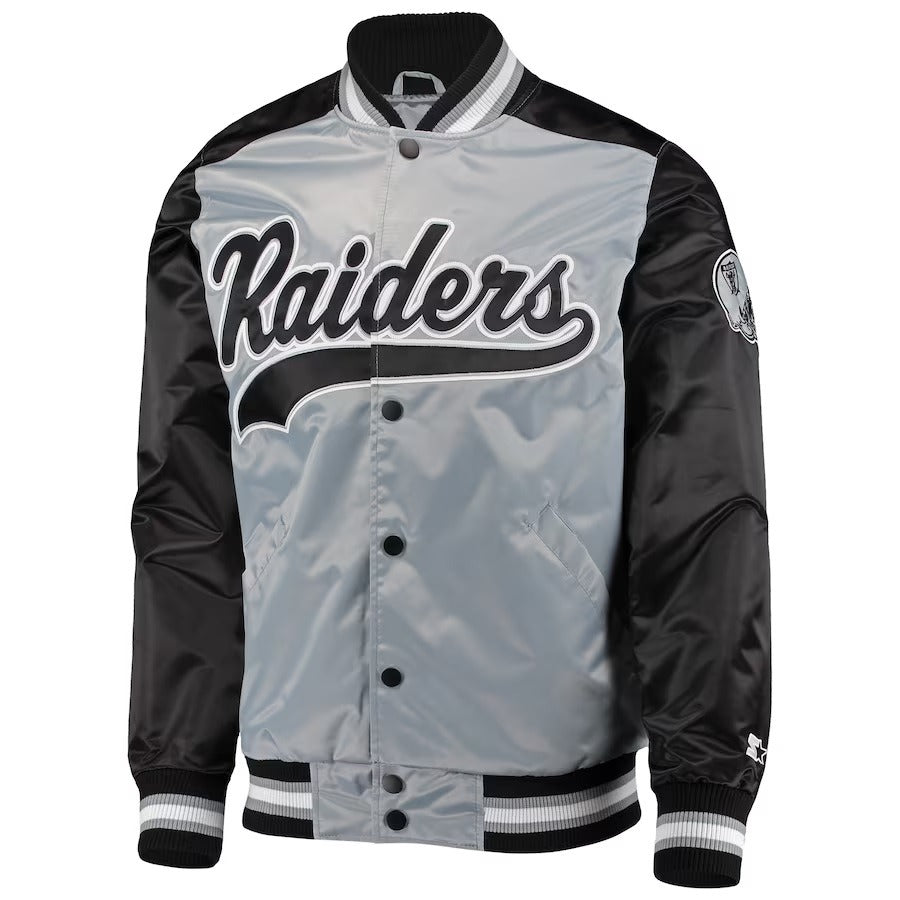 Las Vegas Raiders NFL The Tradition Satin Jacket NYC Jackets