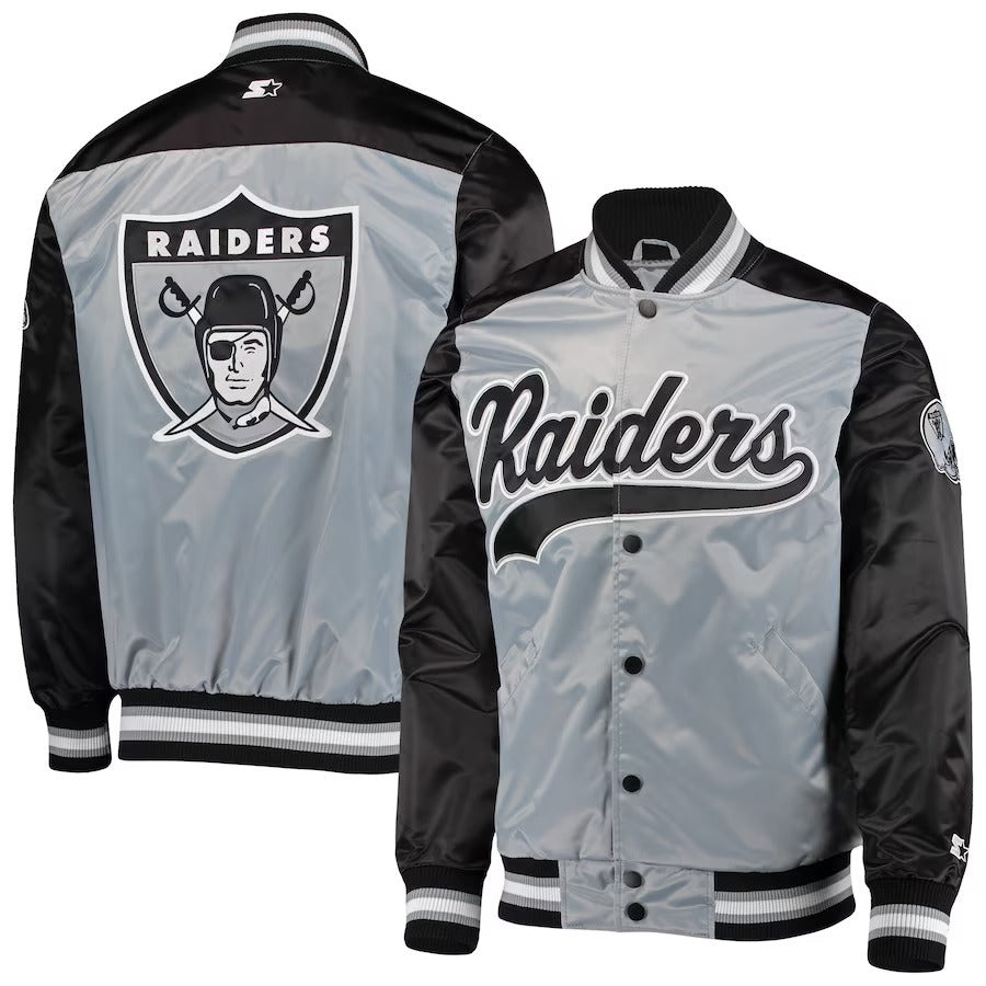 Las Vegas Raiders NFL The Tradition Satin Jacket NYC Jackets