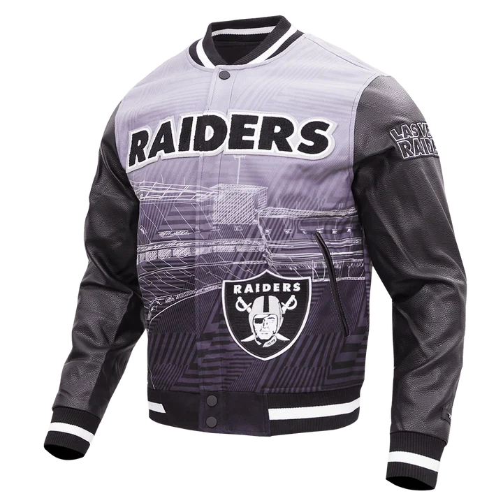Las Vegas Raiders Remix Varsity Jacket NYC Jackets