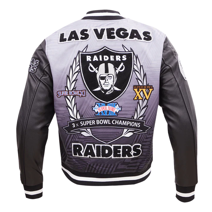 Las Vegas Raiders Remix Varsity Jacket NYC Jackets