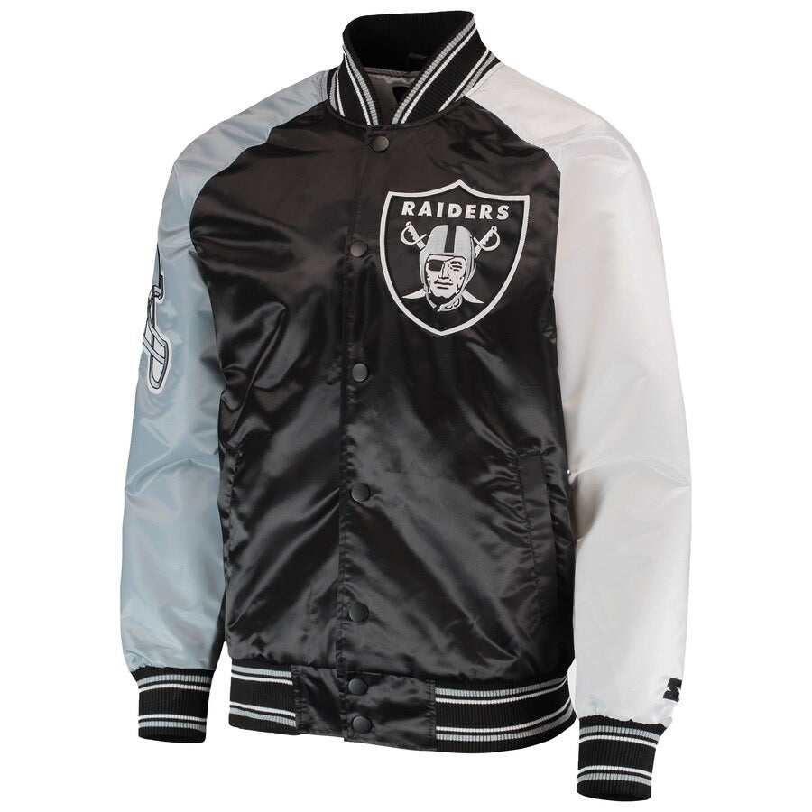 Las Vegas Raiders The Reliever Satin Jacket USA Jackets