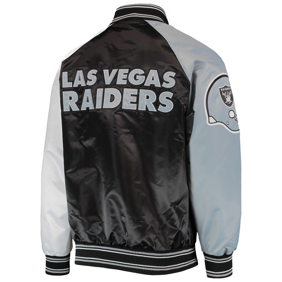 Las Vegas Raiders The Reliever Satin Jacket USA Jackets