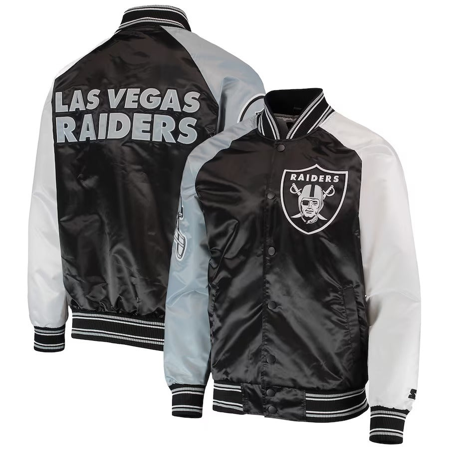 Las Vegas Raiders The Reliever Satin Jacket USA Jackets