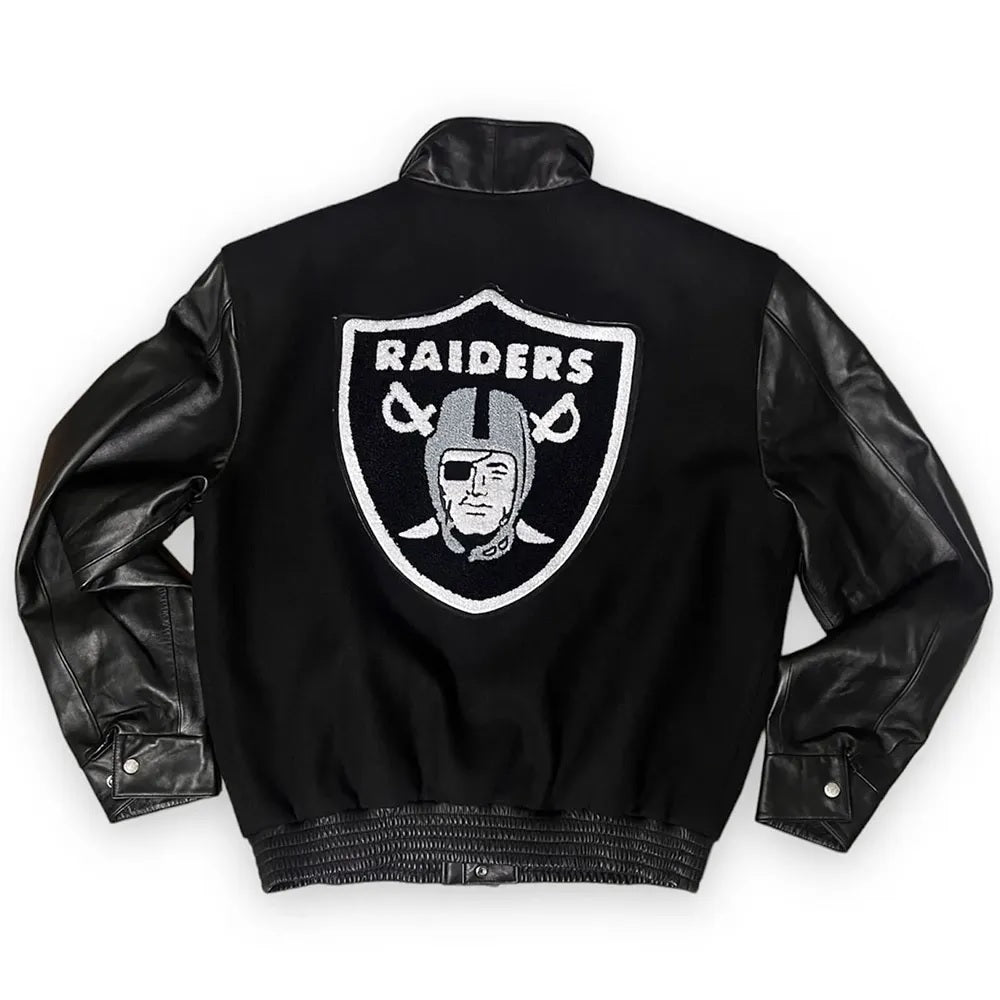 Las Vegas Raiders Varsity Wool & Leather Jacket USA Jackets