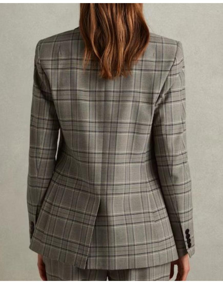 Leanne 2025 Kristen Johnston Plaid Blazer