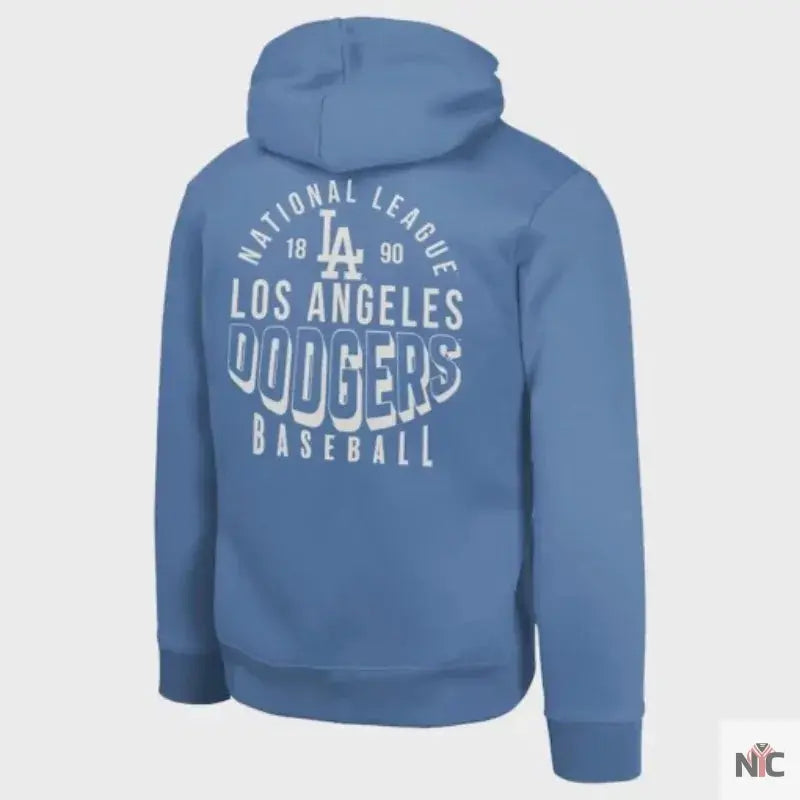 Los Angeles Dodgers Royal Team Banner Hoodie Clanton Jacket