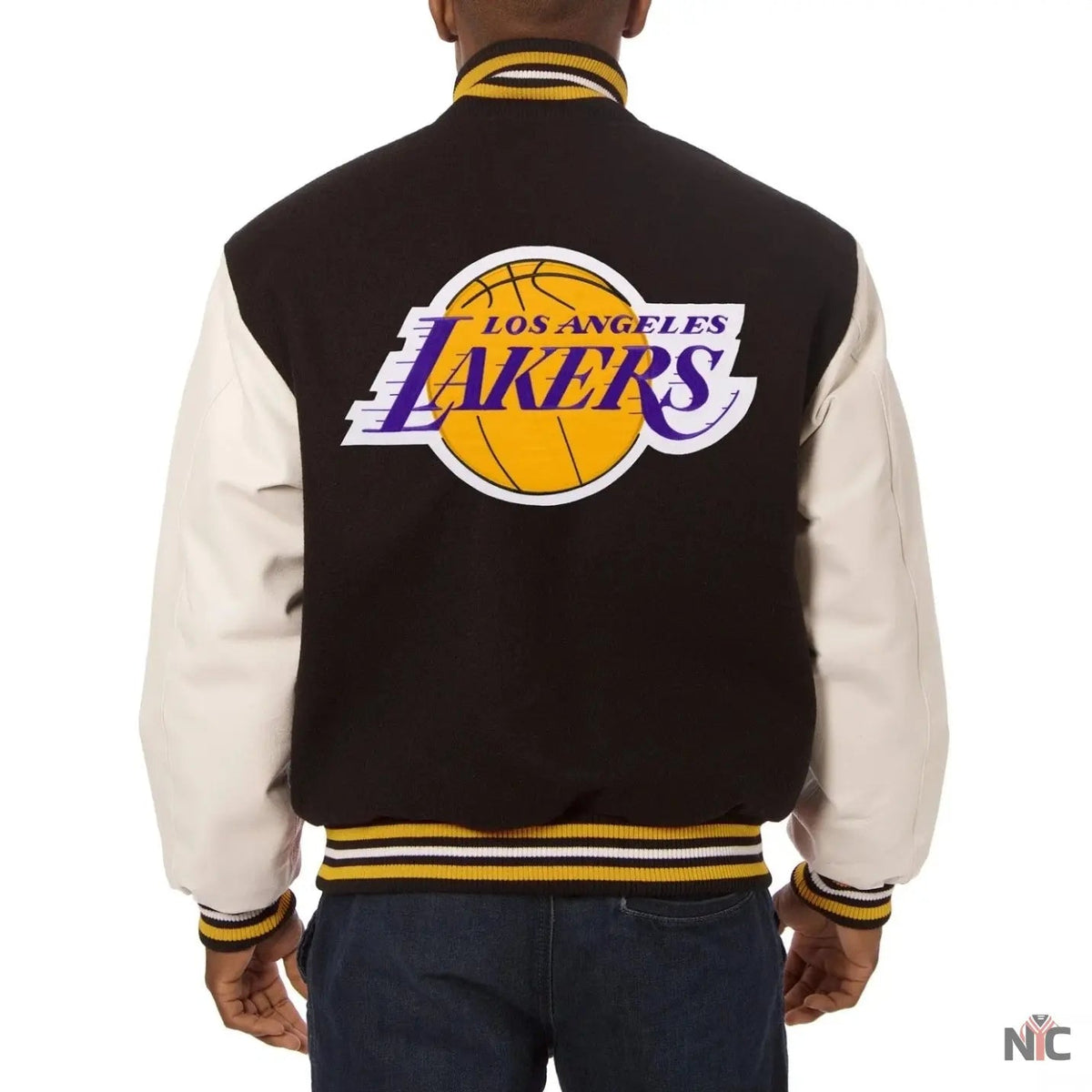Los Angeles Lakers Domestic Wool And Leather Jacket Clanton Jacket