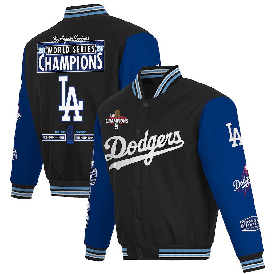 Los Angeles Dodgers 8 Time World Series Champions Jacket