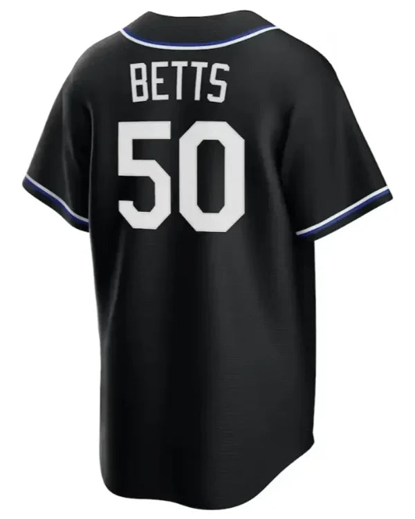Los Angeles Dodgers Mookie Betts Black Player Jersey