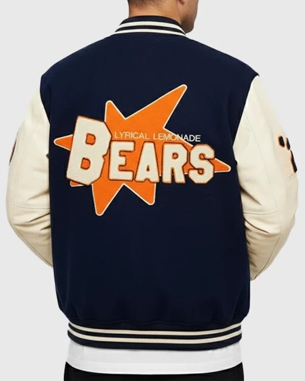 Lyrical Lemonade x Chicago Bears Letterman Varsity Jacket