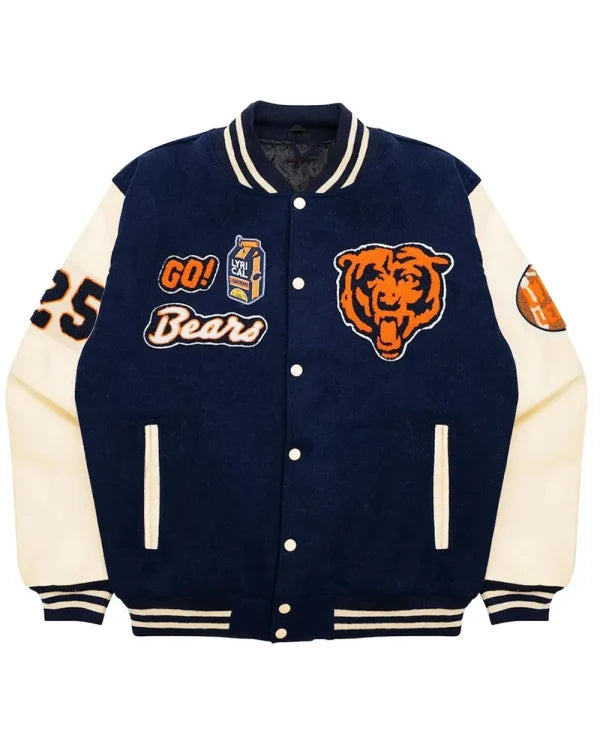 Lyrical Lemonade x Chicago Bears Letterman Varsity Jacket
