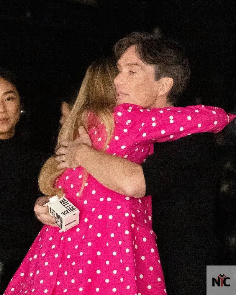 Margot Robbie Polka Dot Blazer Clanton Jacket