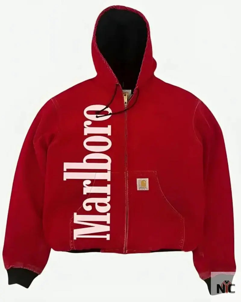 Marlboro Carhartt Hooded Jacket Clanton Jacket