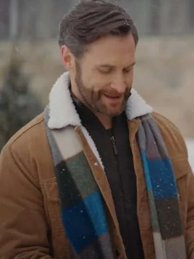 Matt Wells Christmas On The Alpaca Farm Brown Jacket