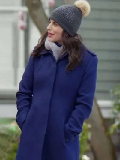 Meghan Ory Believe in Christmas 2024 Blue Coat