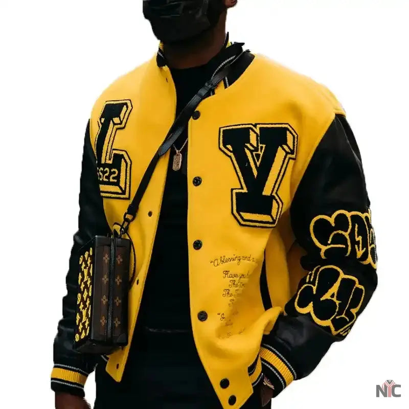 Mens Louis Vuitton Varsity Jacket Clanton Jacket