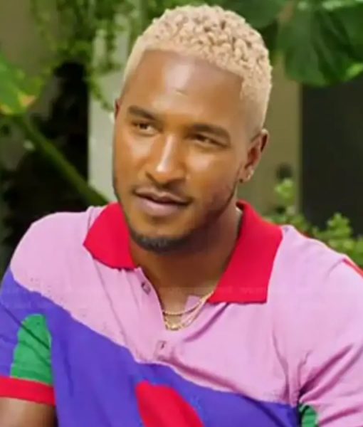 Access Hollywood Scott Evans Colorblock Polo Shirt USA Jackets