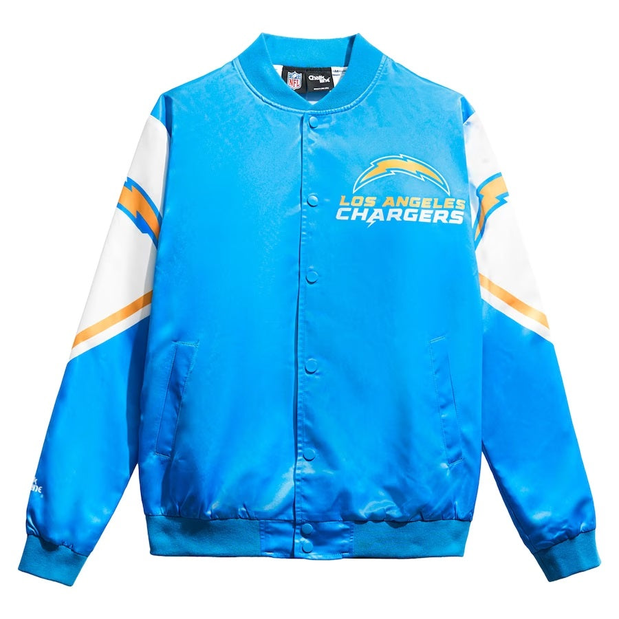 Los Angeles Chargers Fanimation Satin Jacket USA Jackets
