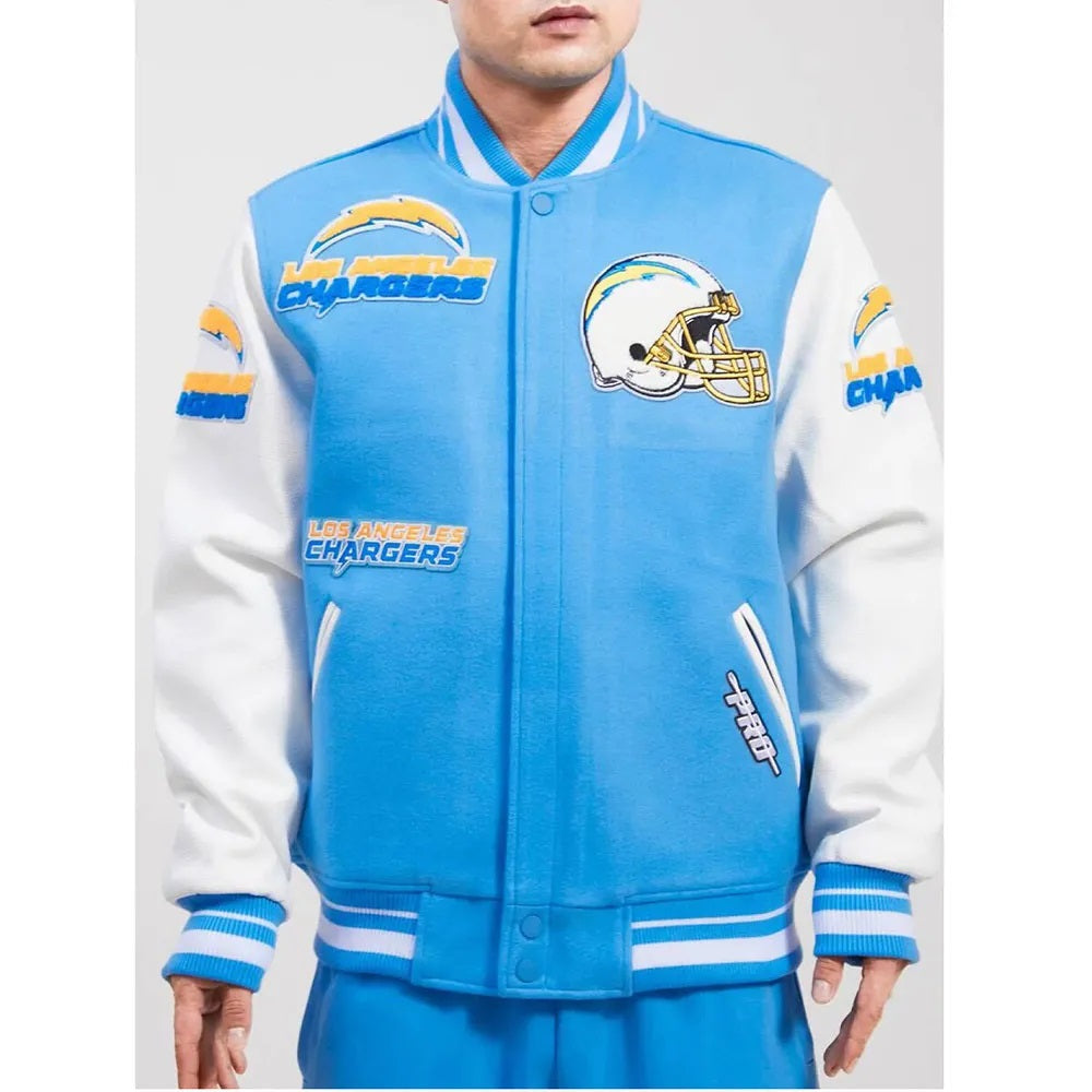 Los Angeles Chargers Mashup Wool Varsity Jacket USA Jackets