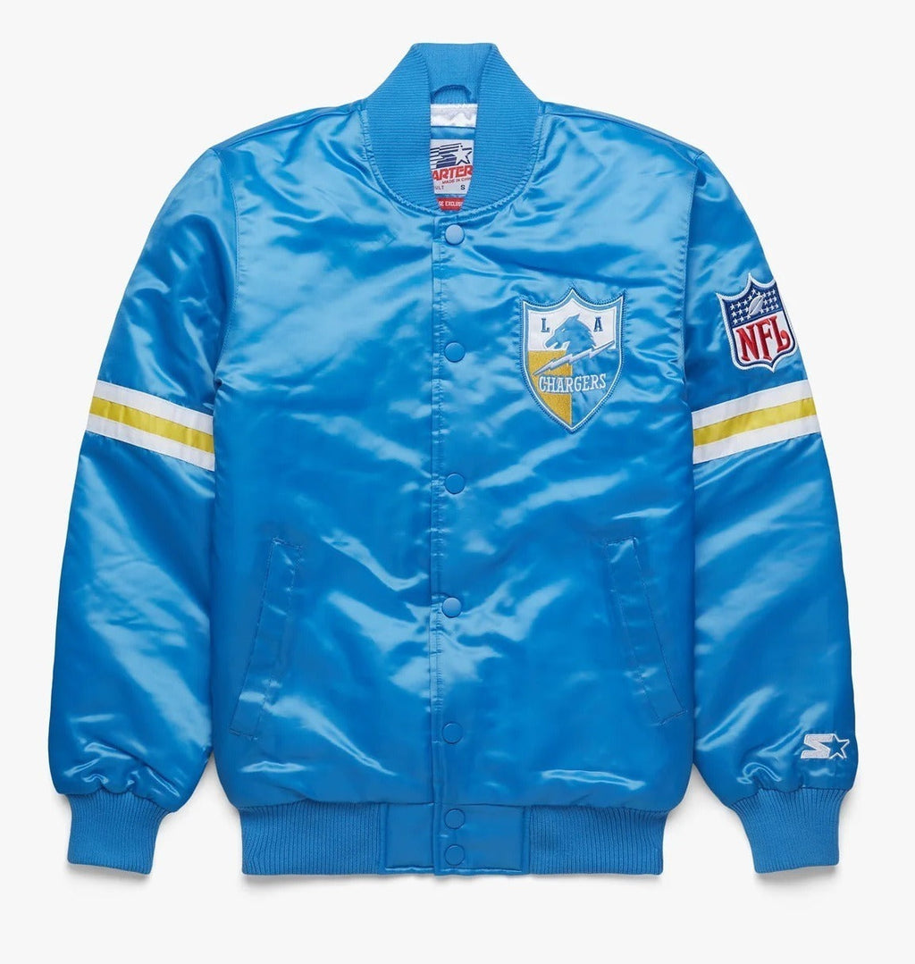 Los Angeles Chargers Satin Varsity Jacket USA Jackets