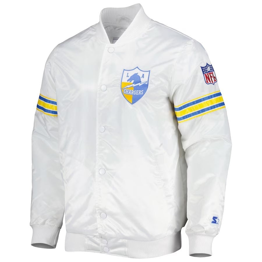 Los Angeles Chargers The Power Forward Satin Jacket USA Jackets