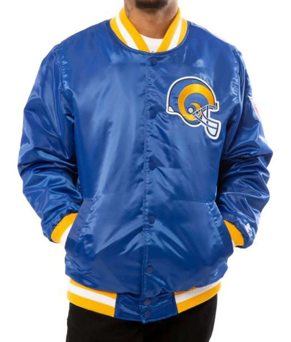 Los Angeles Rams Starter Satin Jacket USA Jackets