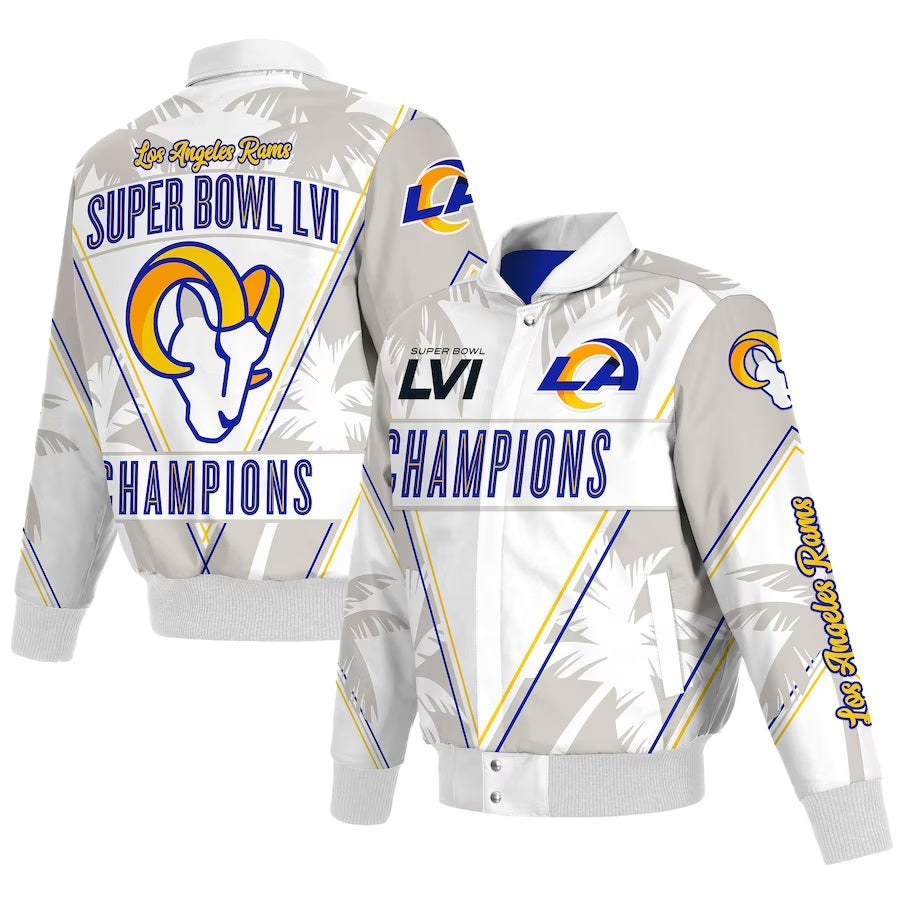 Los Angeles Rams Super Bowl LVI Champions Full-Snap Jacket USA Jackets