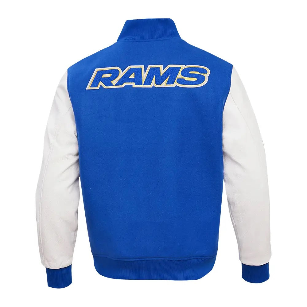 NFL Los Angeles Rams Pro Standard Royal Blue Varsity Jacket USA Jackets