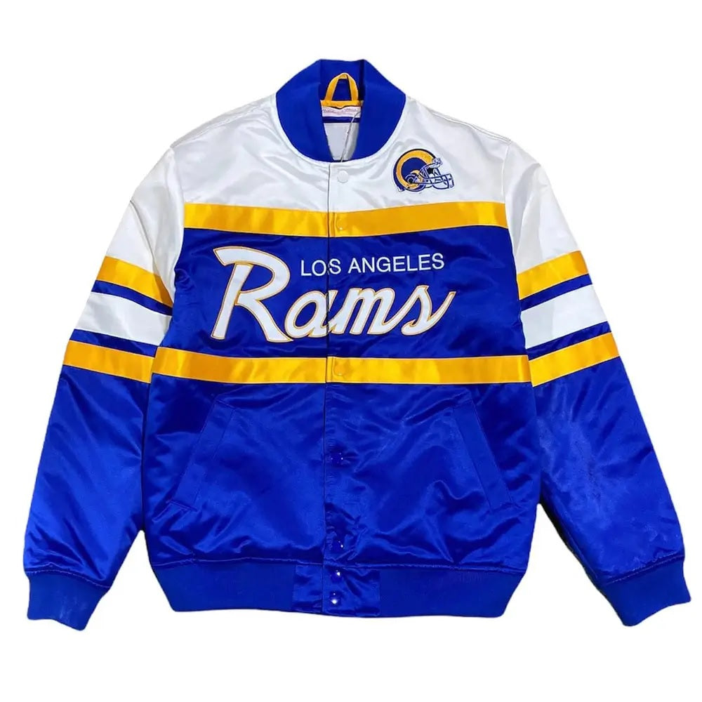 NFL Los Angeles Rams Special Script Satin Jacket USA Jackets