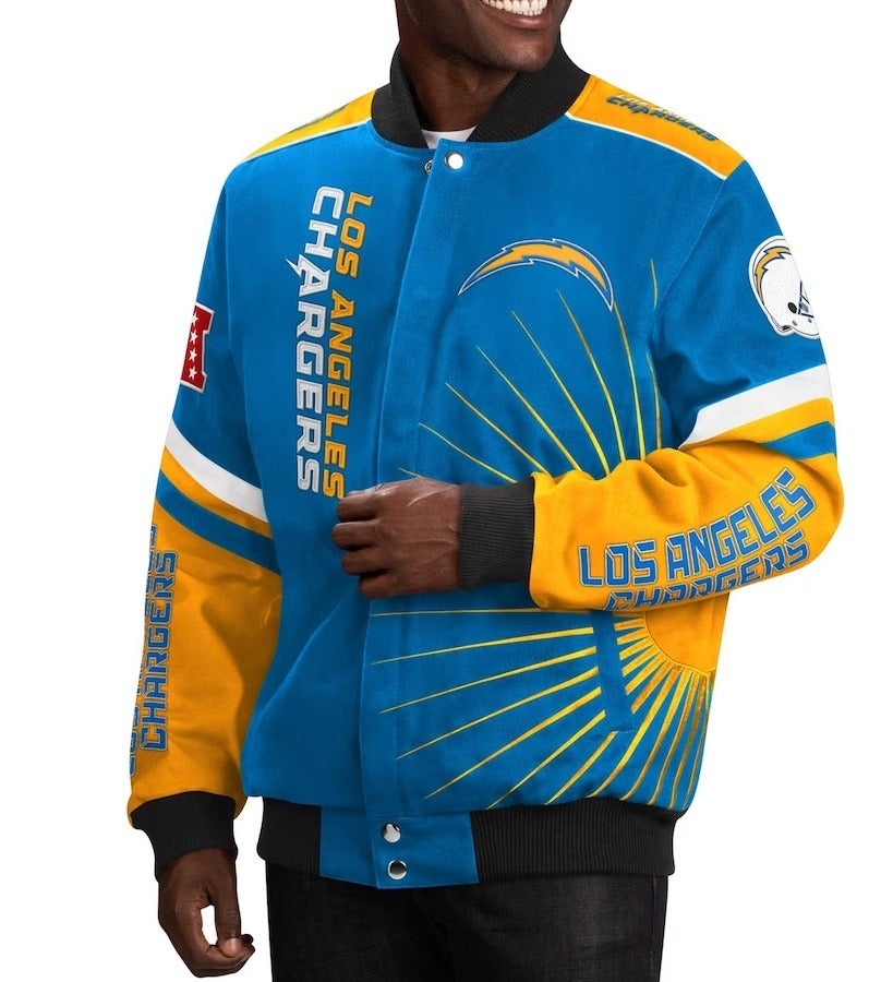 LA Chargers Full-Snap Varsity Jacket USA Jackets