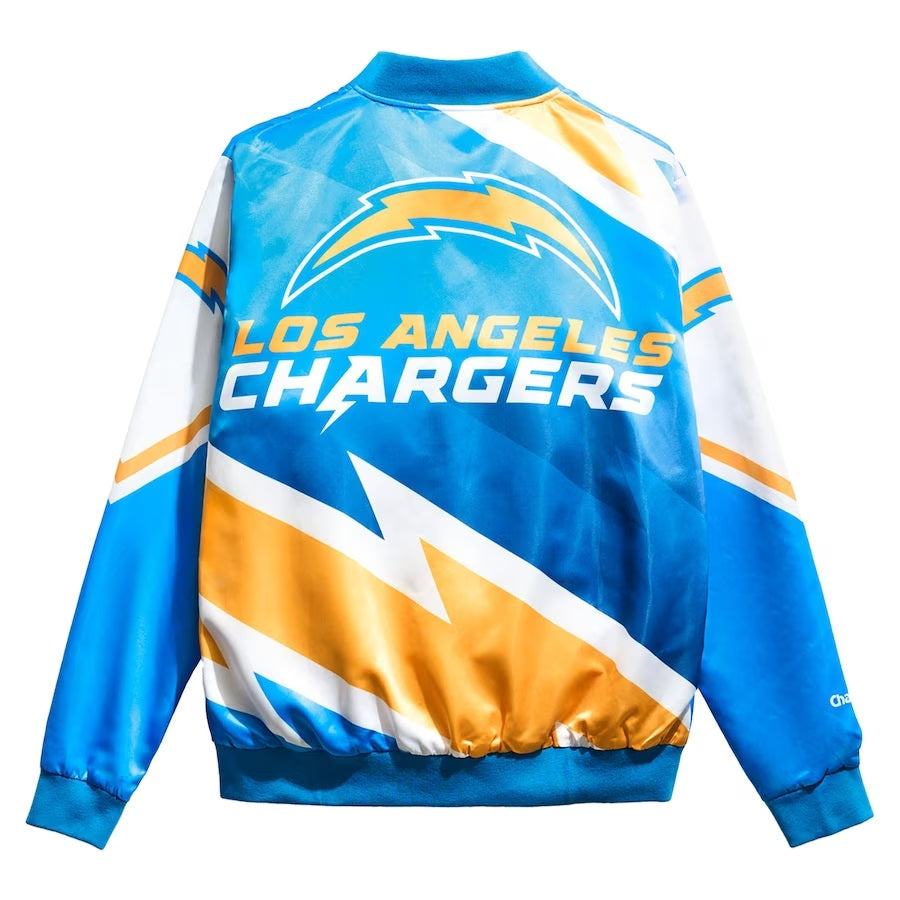 Los Angeles Chargers Fanimation Satin Jacket USA Jackets