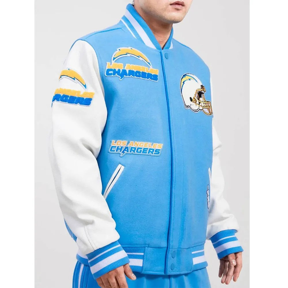 Los Angeles Chargers Mashup Wool Varsity Jacket USA Jackets