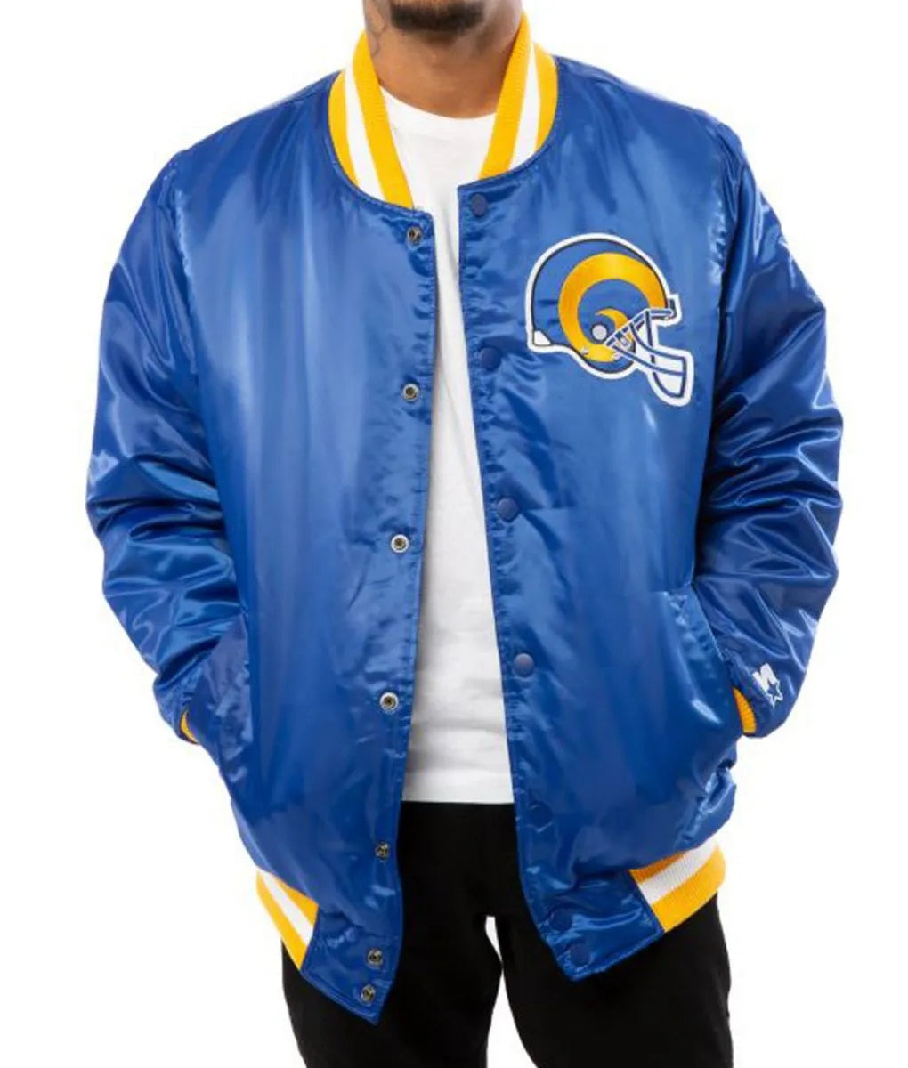 Los Angeles Rams Starter Satin Jacket USA Jackets