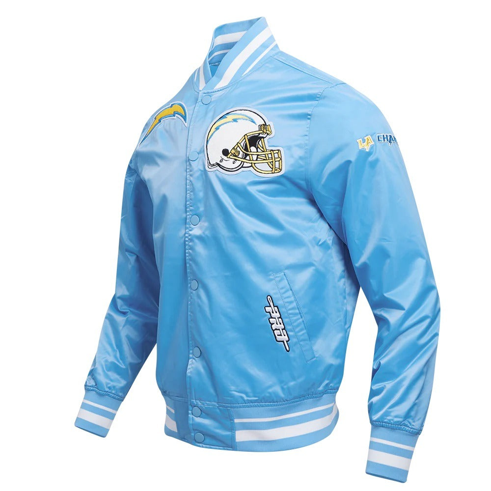 LA Chargers Mashup Satin Varsity Jacket USA Jackets