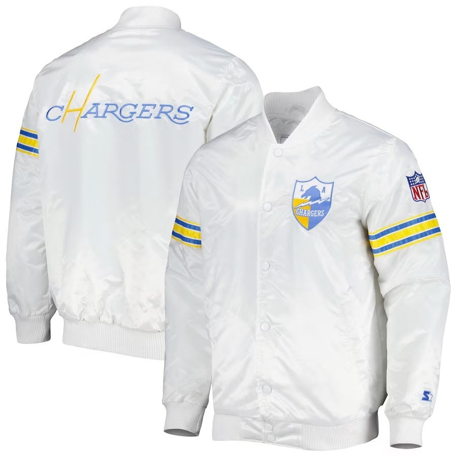 Los Angeles Chargers The Power Forward Satin Jacket USA Jackets