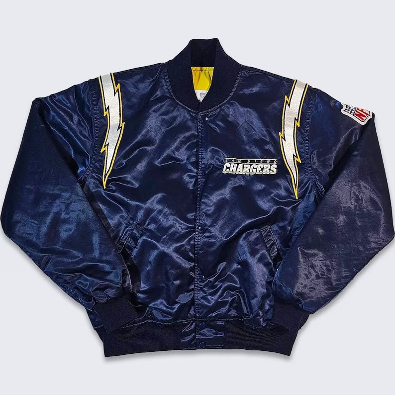 San Diego Chargers 80s Satin Jacket USA Jackets