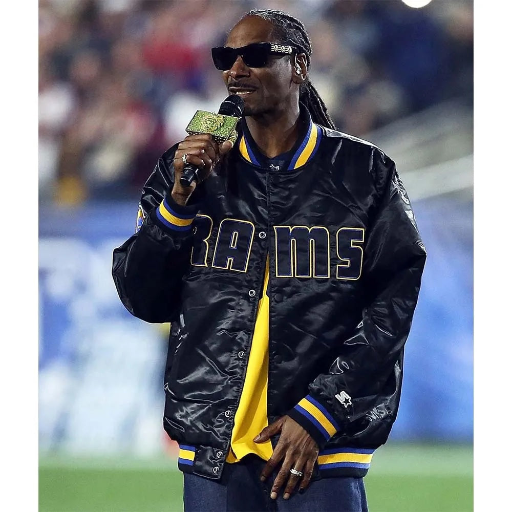 Los Angeles Rams Snoop Dogg Bomber Jacket USA Jackets