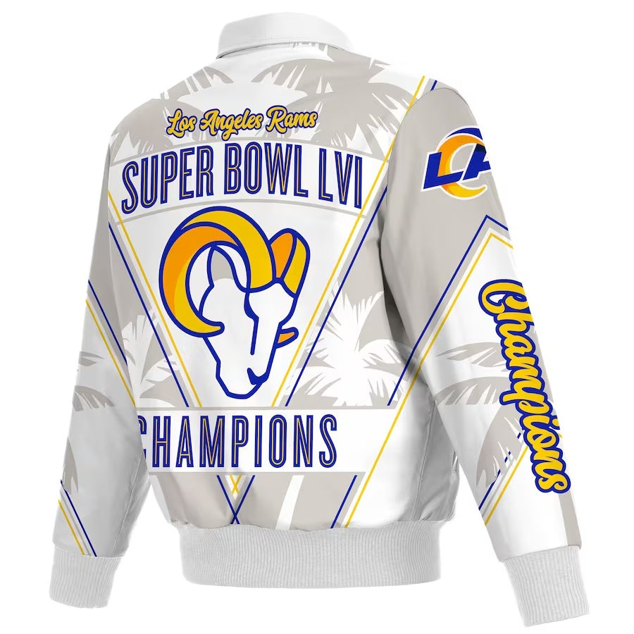 Los Angeles Rams Super Bowl LVI Champions Full-Snap Jacket USA Jackets