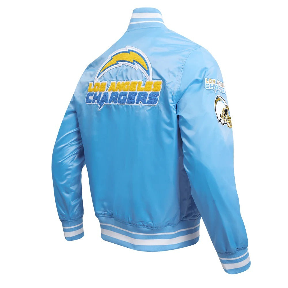 LA Chargers Mashup Satin Varsity Jacket USA Jackets