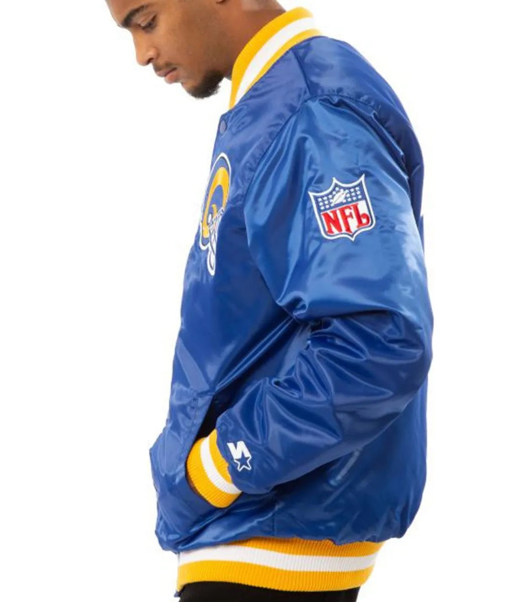 Los Angeles Rams Starter Satin Jacket USA Jackets