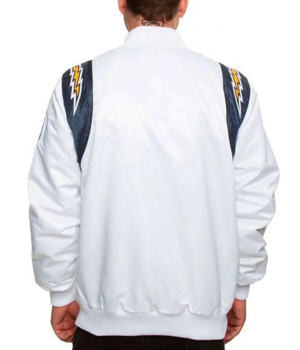 Los Angeles Chargers Bomber Satin Jacket USA Jackets