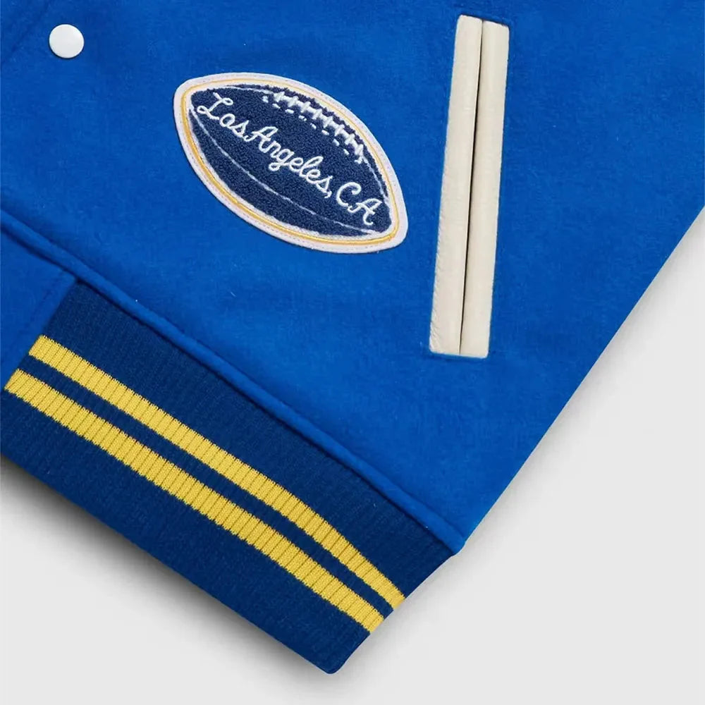 Ovo X Nfl Los Angeles Rams Varsity Jacket USA Jackets
