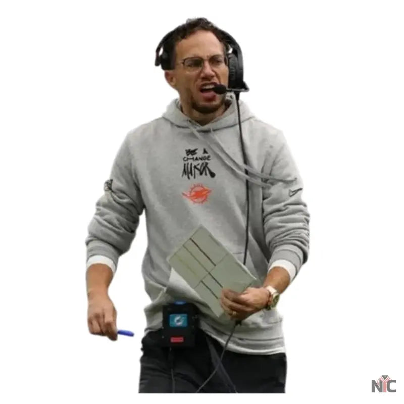 Miami Dolphins Be A Change Maker Hoodie Clanton Jacket