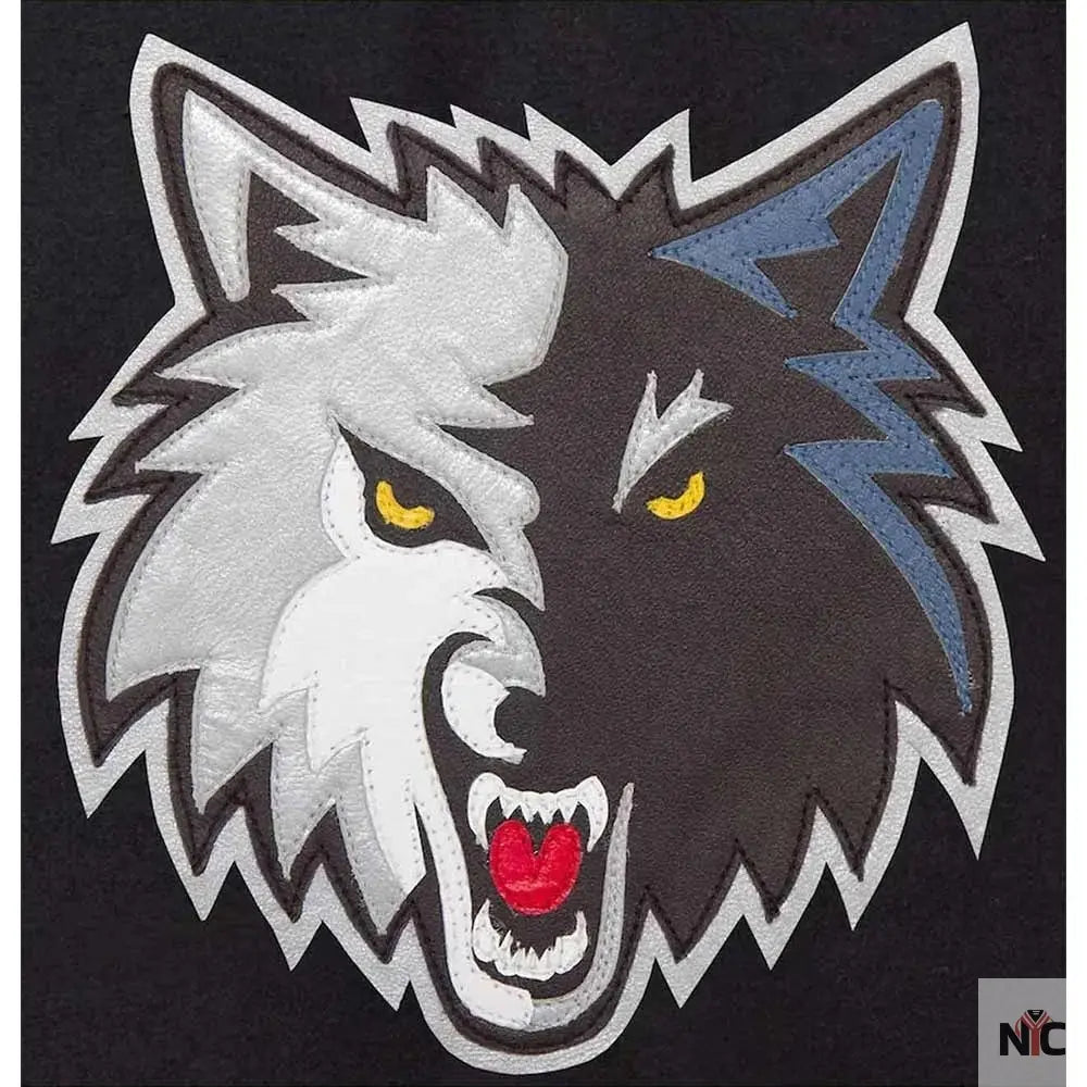 Minnesota Timberwolves Domestic Team Leather Jacket Clanton Jacket