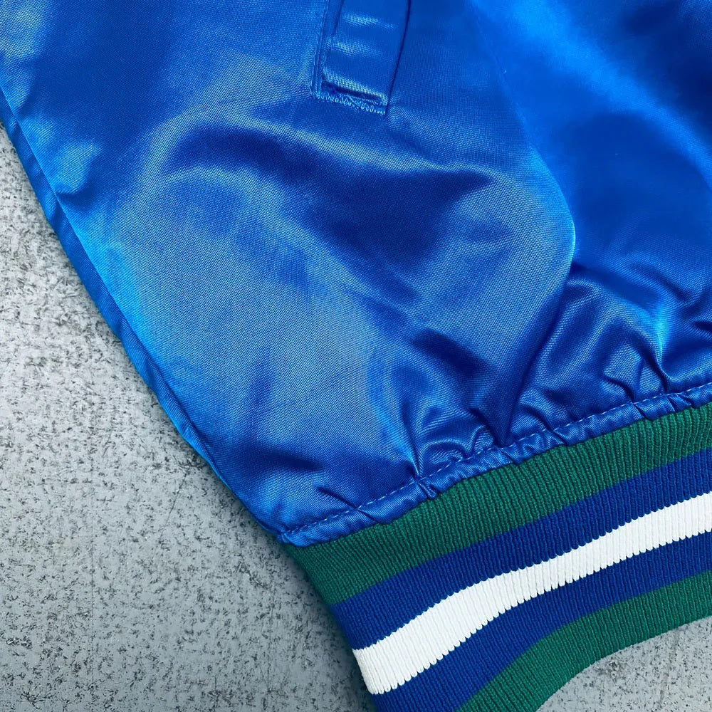Minnesota Timberwolves 90’s Blue Satin Jacket