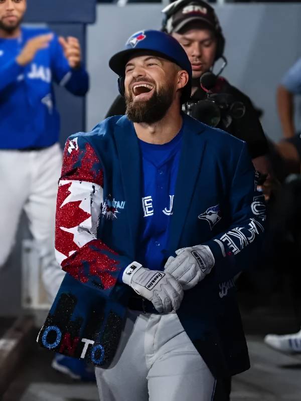 Nathan Lukes Toronto Blue Jays 2025 Home Run Jacket