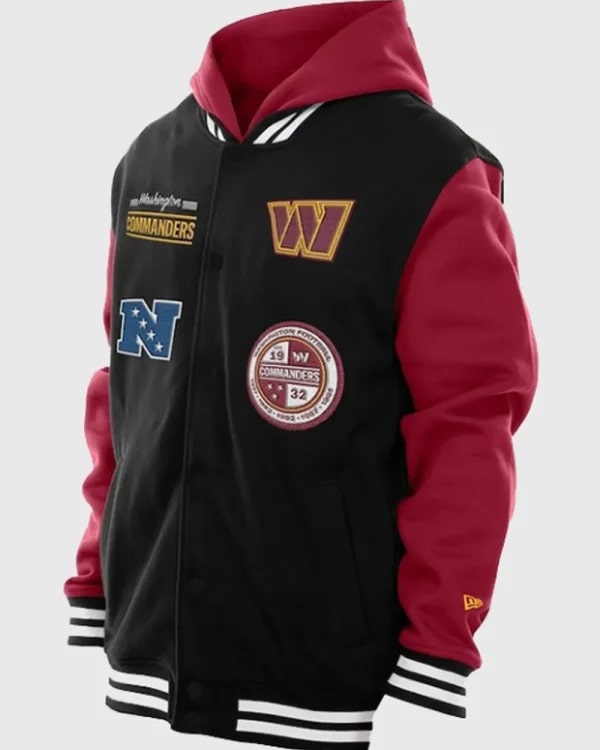 New Era Washington Commanders Hoodie Jacket Shopotiny