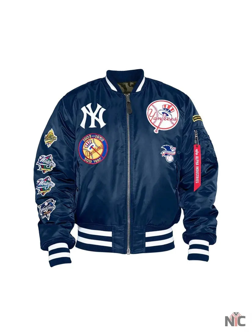 New York Yankees X Alpha X New Era MA-1 Bomber Jacket Clanton Jacket